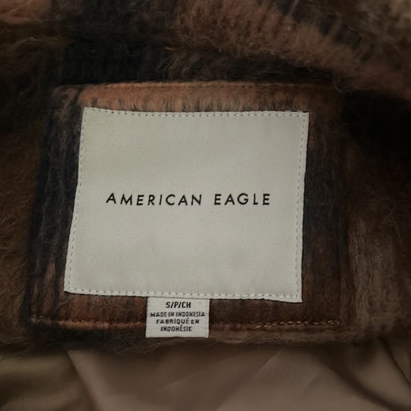 American Eagle Flannel Coat - Picture 3 of 4